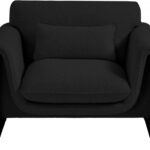 Stylus Boucle Fabric Upholstered Chair