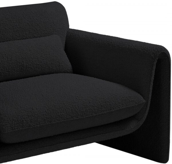 Stylus Boucle Fabric Upholstered Chair