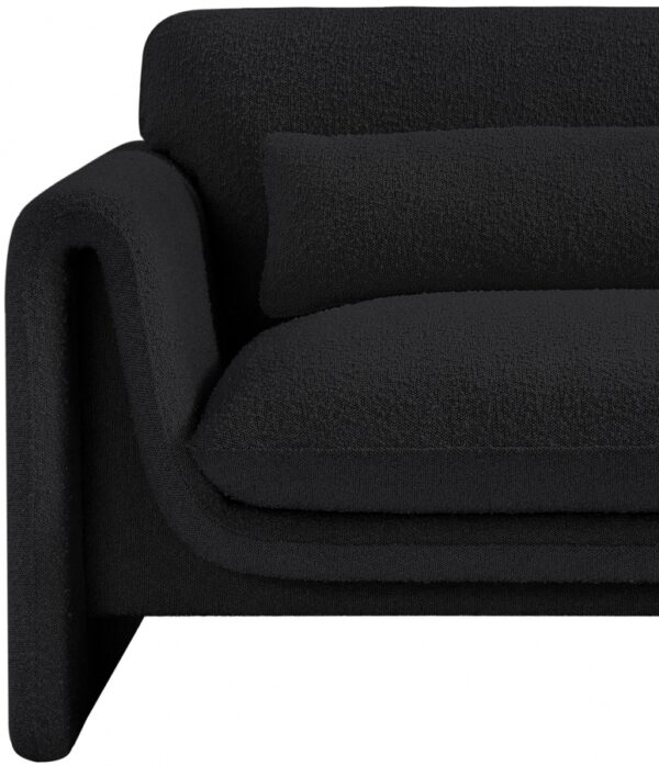 Stylus Boucle Fabric Upholstered Chair