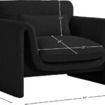 Stylus Boucle Fabric Upholstered Chair