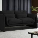 Stylus 64" Boucle Fabric Upholstered Loveseat