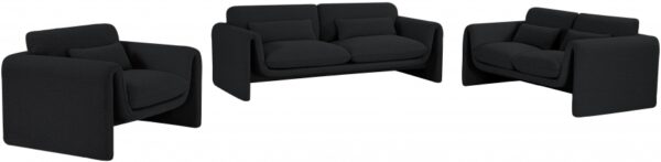 Stylus 64" Boucle Fabric Upholstered Loveseat