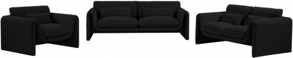 Stylus 64" Boucle Fabric Upholstered Loveseat