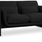 Stylus 64" Boucle Fabric Upholstered Loveseat