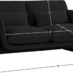 Stylus 64" Boucle Fabric Upholstered Loveseat