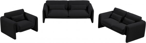 Stylus 86" Boucle Fabric Upholstered Sofa