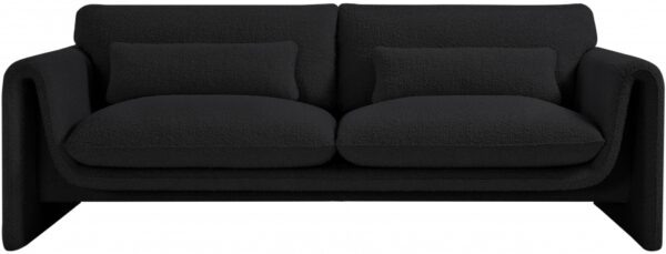 Stylus 86" Boucle Fabric Upholstered Sofa