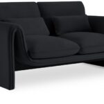 Sloan 64" Velvet Upholstered Loveseat