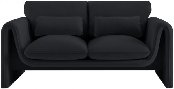 Sloan 64" Velvet Upholstered Loveseat