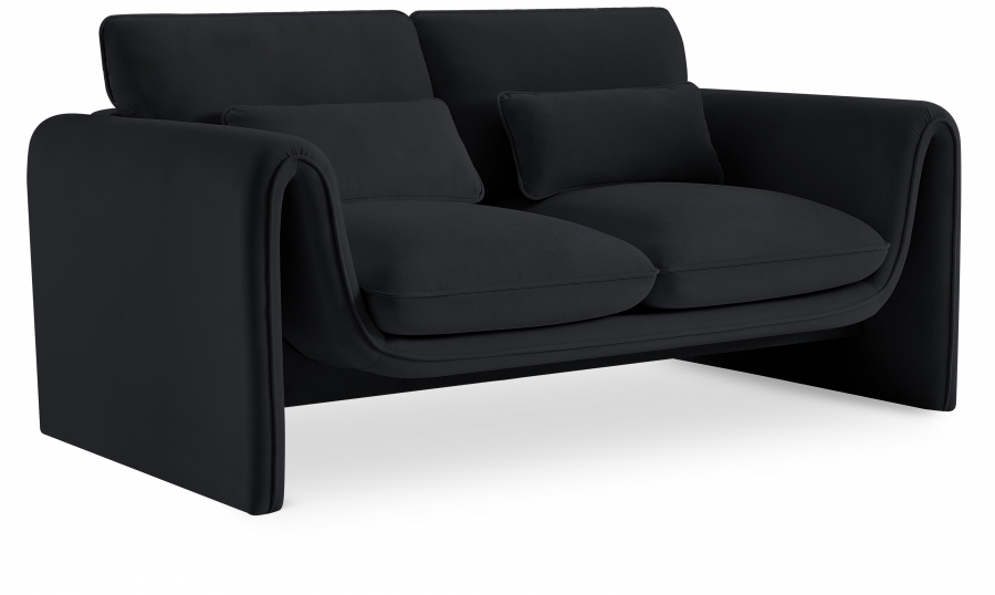 Sloan 64" Velvet Upholstered Loveseat