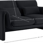 Sloan 64" Velvet Upholstered Loveseat