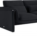 Sloan 64" Velvet Upholstered Loveseat