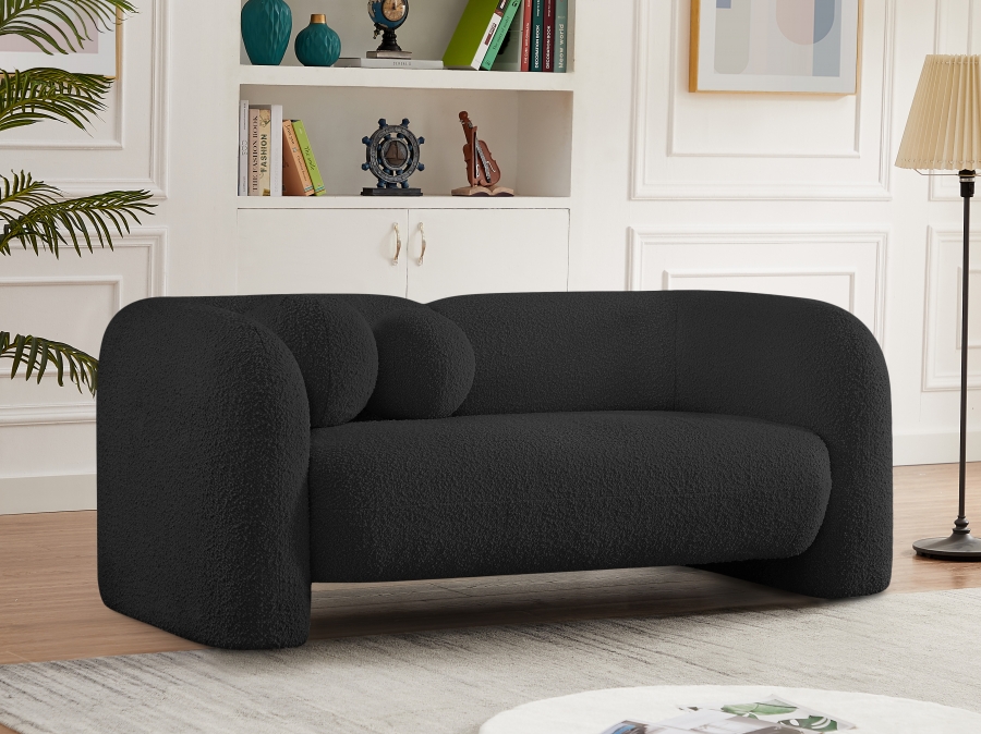 Emory 66" Boucle Fabric Upholstered Loveseat