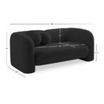 Emory 66" Boucle Fabric Upholstered Loveseat