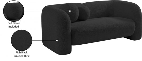 Emory 66" Boucle Fabric Upholstered Loveseat