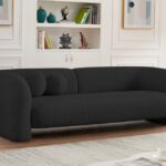 Emory 89" Boucle Fabric Upholstered Sofa