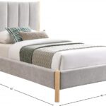 Kona Fabric Upholstered Twin Bed