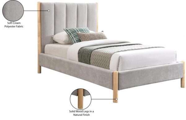 Kona Fabric Upholstered Twin Bed