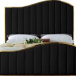 Jolie Velvet Upholstered Bed