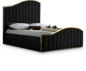 Jolie Velvet Upholstered Bed