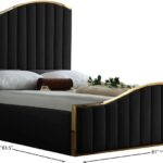 Jolie Velvet Upholstered Bed
