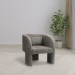 Sawyer Chenille Fabric Upholstered Accent Chair