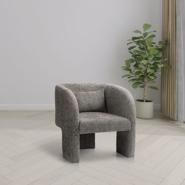Sawyer Chenille Fabric Upholstered Accent Chair
