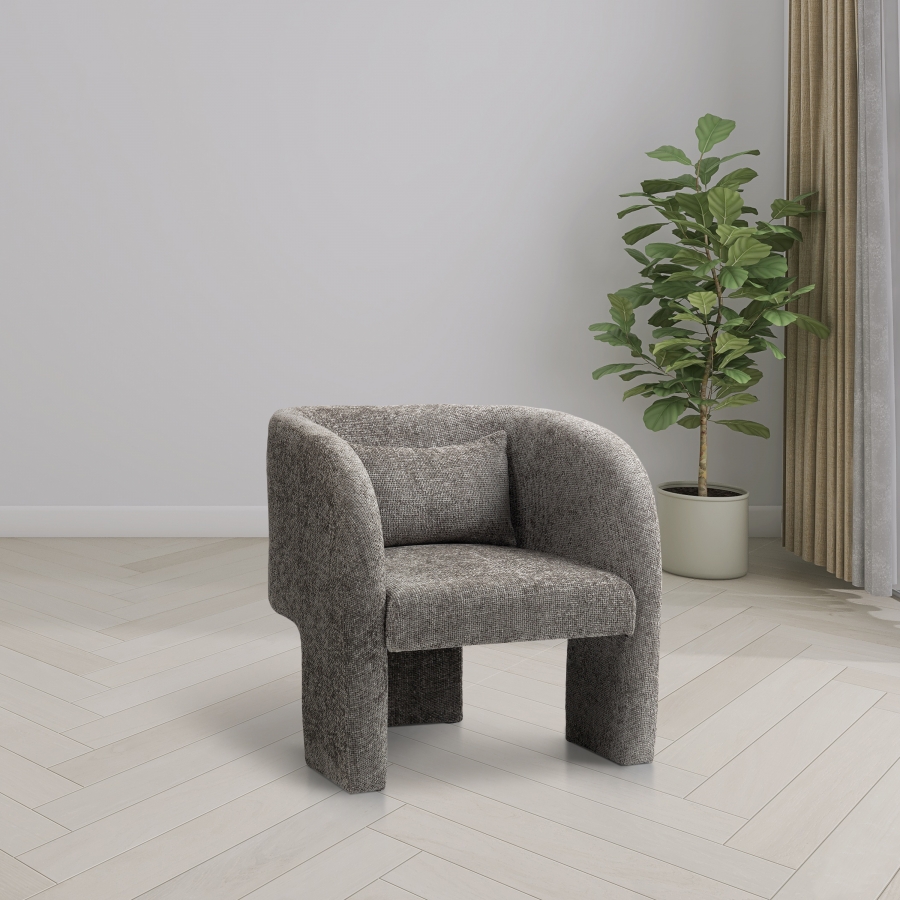 Sawyer Chenille Fabric Upholstered Accent Chair