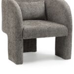 Sawyer Chenille Fabric Upholstered Accent Chair