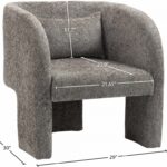 Sawyer Chenille Fabric Upholstered Accent Chair