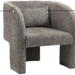 Sawyer Chenille Fabric Upholstered Accent Chair