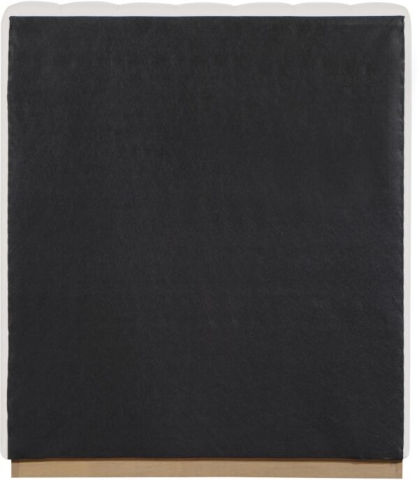 Lucia Linen Textured Fabric Upholstered Twin Bed