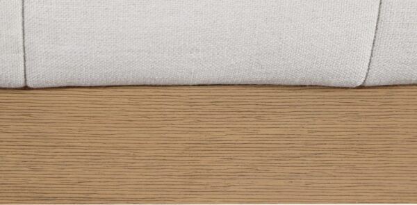 Lucia Linen Textured Fabric Upholstered Twin Bed
