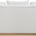 Alfie Linen Textured Fabric Upholstered Living Room Chair