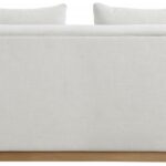 Alfie 67" Linen Textured Fabric Upholstered Loveseat
