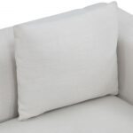 Alfie 90.5" Linen Textured Fabric Upholstered Sofa