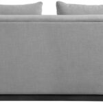 Alfie 67" Linen Textured Fabric Upholstered Loveseat