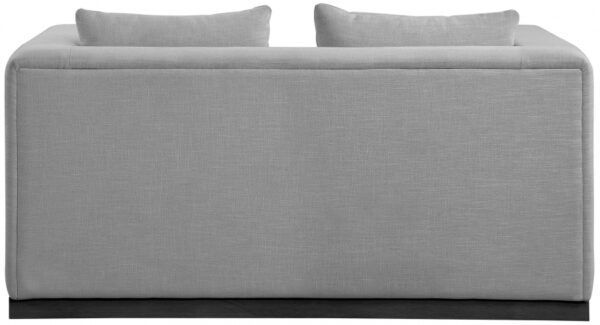Alfie 67" Linen Textured Fabric Upholstered Loveseat