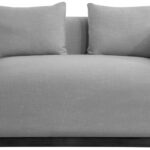 Alfie 67" Linen Textured Fabric Upholstered Loveseat