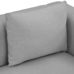 Alfie 67" Linen Textured Fabric Upholstered Loveseat