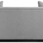 Alfie 90.5" Linen Textured Fabric Upholstered Sofa