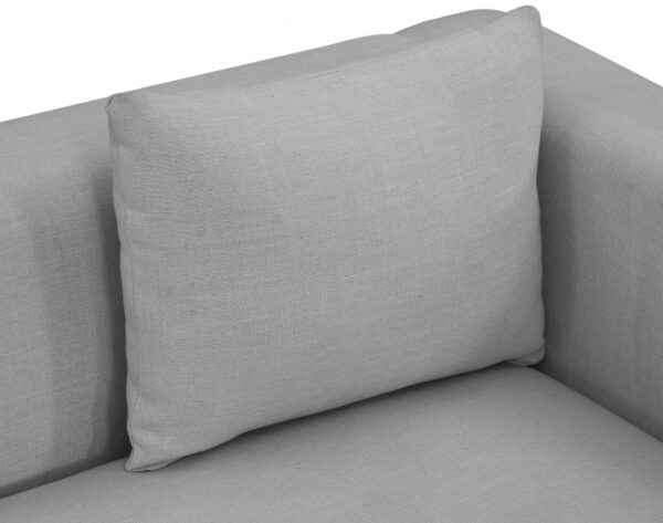 Alfie 90.5" Linen Textured Fabric Upholstered Sofa