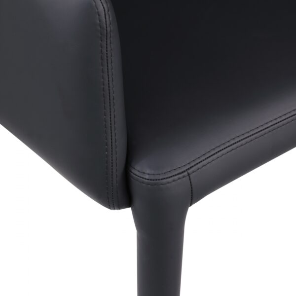 Pelle Vegan Leather Upholstered Dining Chair / Accent Chair