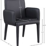 Pelle Vegan Leather Upholstered Dining Chair / Accent Chair