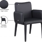 Pelle Vegan Leather Upholstered Dining Chair / Accent Chair