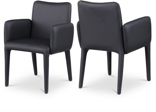 Pelle Vegan Leather Upholstered Dining Chair / Accent Chair
