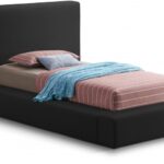 Terra Boucle Fabric Upholstered Twin Bed