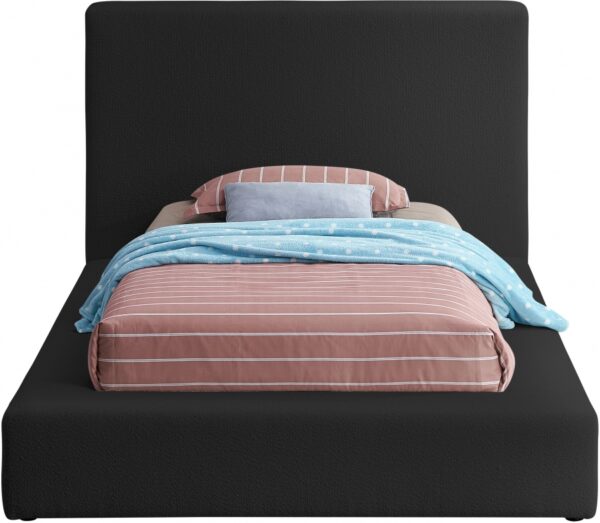 Terra Boucle Fabric Upholstered Bed