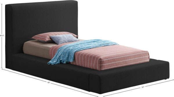 Terra Boucle Fabric Upholstered Bed