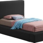 Terra Boucle Fabric Upholstered Twin Bed